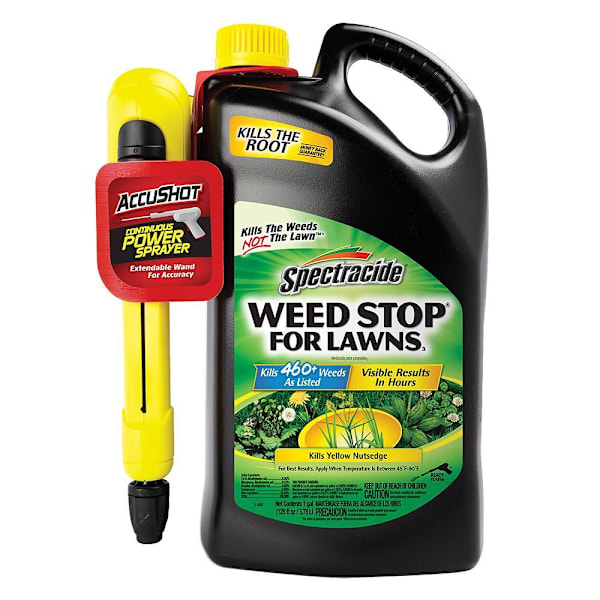 Spectracide Weed Stop For Lawns Ready-To-Use Accushot Sprayer 1 Gal Case Of 4