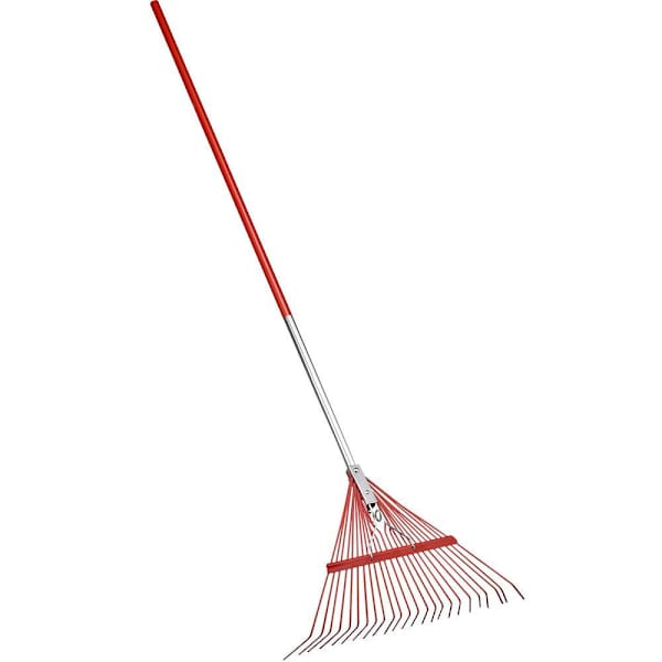 Corona Tools Spring Brace Rake 24 in. Head 24 Tines Aluminum Handle