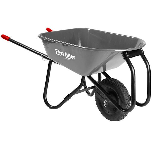 Corona Tools 6 cu. ft. Easy Lifter Wheelbarrow Steel Handles Pneumatic Tire