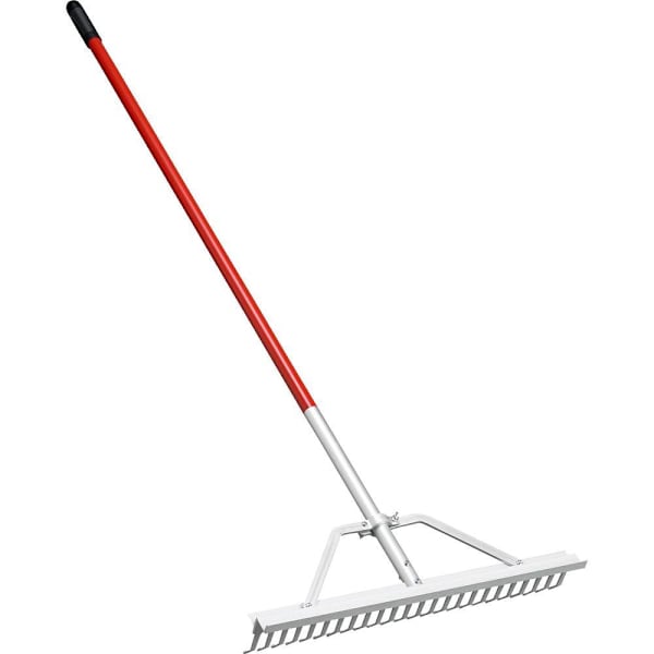 Corona Tools Full Aluminum Landscape Rake 24 in. Head 24 Tines