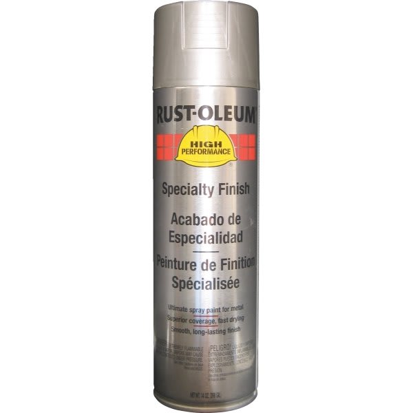Rust-Oleum Performance Enamel Gloss Spray Paint, Stainless, 15 Oz, Case Of 6
