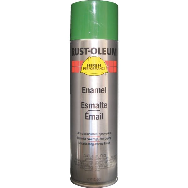 Rust-Oleum Performance Enamel Gloss Spray Paint, 15 Oz, J Deer Green, Case Of 6