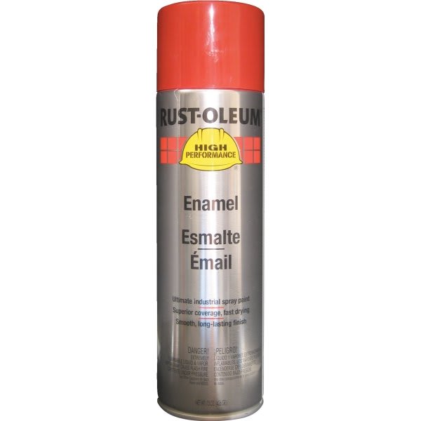 Rust-Oleum Performance Enamel Gloss Spray Paint, 15 Oz, Intl Red, Case Of 6