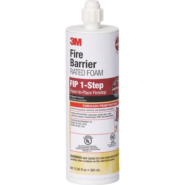 3m™ 12.85 Oz Fire Barrier Rated Foam, Fip 1-Step, Expands At Controlled Pace