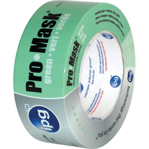 Intertape Polymer Group 5805-2 2" X 60yd Pro Mask Green Masking Tape, Case Of 16