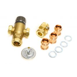 Caleffi 521516A 3Wmixing Valve 3/4 Inch Pressure Probe