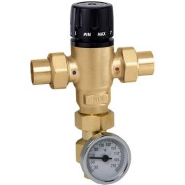 Caleffi 521519AC 3-Way Thermostatic Mixing Valve(TXV) 3/4" Sweat