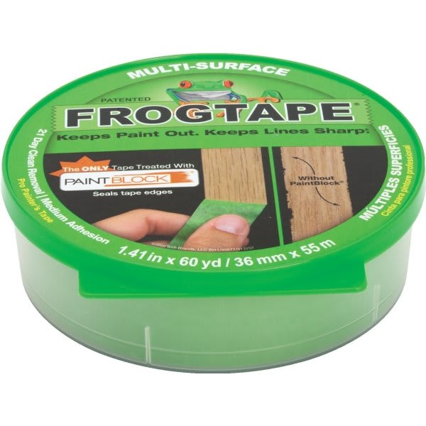 Frogtape 1-1/2" X 60 Yd Green Painters Tape