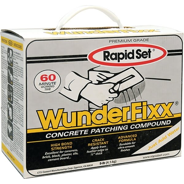 Rapid Set 72020009 9lb Wunderfixx Concrete Patching Compound