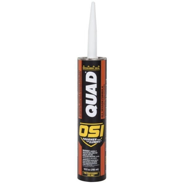 Osi 1642878 10 Oz. White Quad Window Door And Siding Sealant Voc, Package Of 12