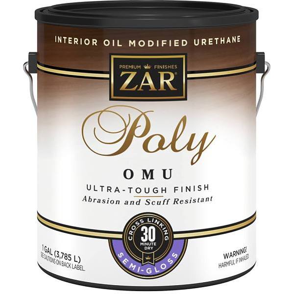 Zar 1 Gal. Semi Gloss Poly Omu Int Oil Modified Urethane