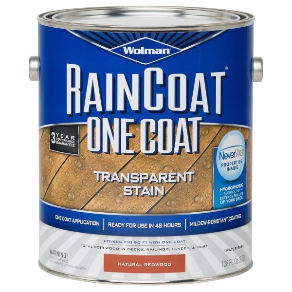 Rust-Oleum Wolman Natural Red Raincoat Water-Based Stain Case Of 4