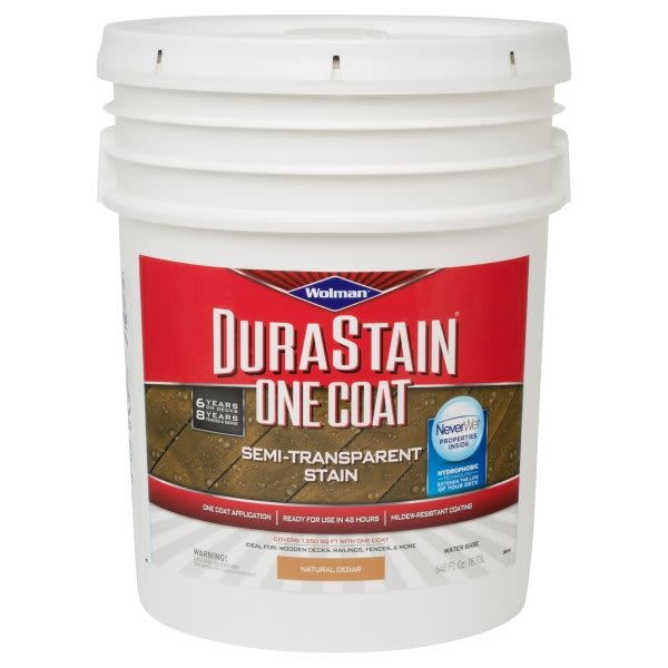 Rust-Oleum Wolman Natural Cedar Durastain One Coat Semi-Transparent Stain