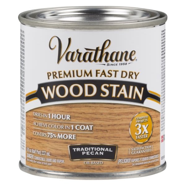 Rust-Oleum Varathane Traditional Pecan Fast Dry Wood Stain Case Of 4