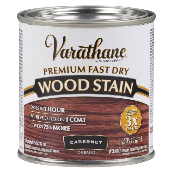 Rust-Oleum Varathane Cabernet Fast Dry Wood Stain Case Of 4