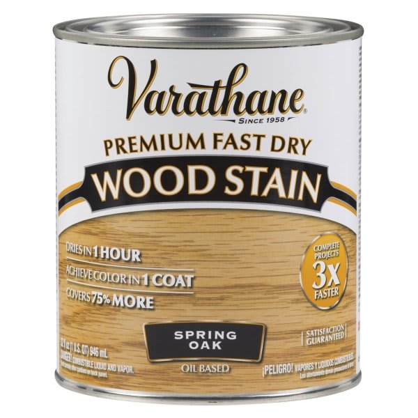 Rust-Oleum Varathane Spring Oak Fast Dry Wood Stain Case Of 2