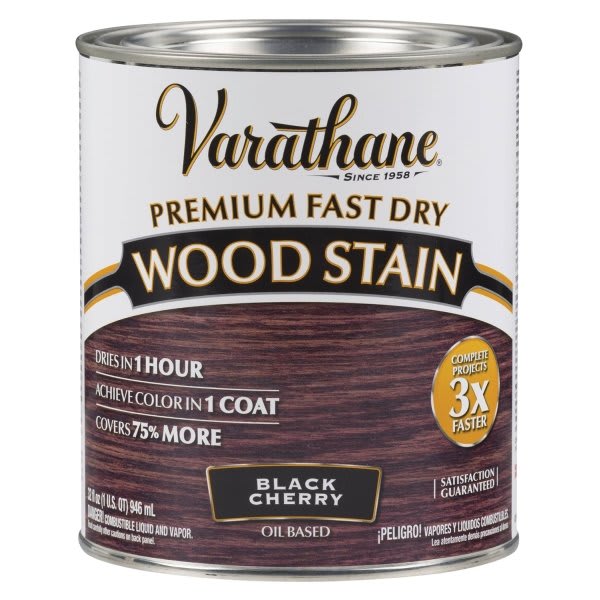 Rust-Oleum Varathane Black Cherry Fast Dry Wood Stain Case Of 2