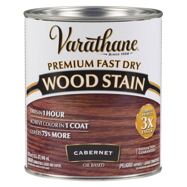 Rust-Oleum Varathane Cabernet Premium Fast Dry Wood Stain Case Of 2