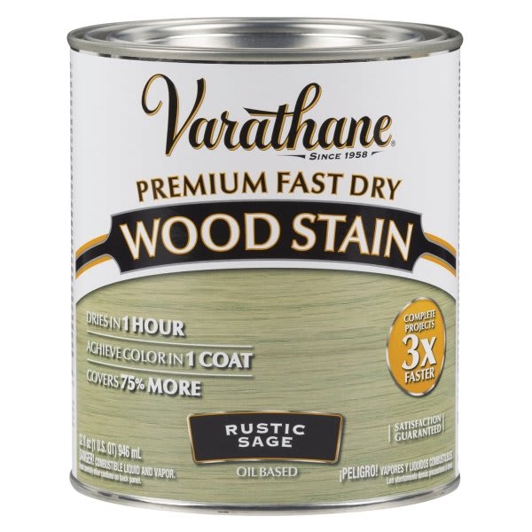 Rust-Oleum Varathane Rustic Sage Premium Fast Dry Wood Stain Case Of 2