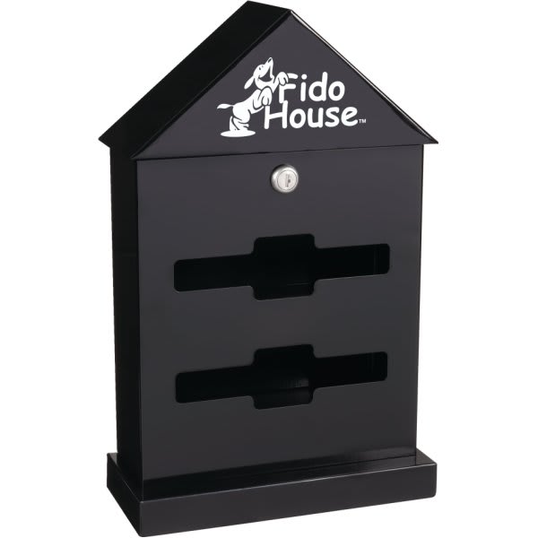 Fido House Dispenser, Midnight Black