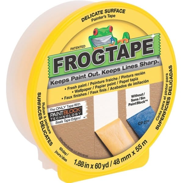 Frogtape Cf 160 Painter'S Tape Delicate Surface - Yellow - 48mm X 55m - 1 Roll