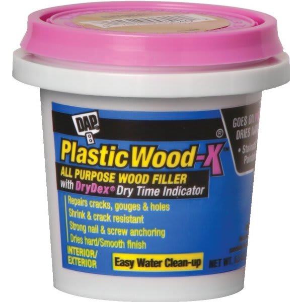 Dap 5.5 Oz Plastic Wood-X Latex All-Purpose Wood Filler (Natural) (12-Case)