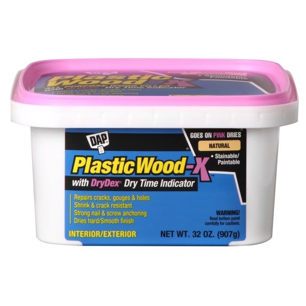 Dap 32 Oz Plastic Wood-X Latex All-Purpose Wood Filler (4-Pack)
