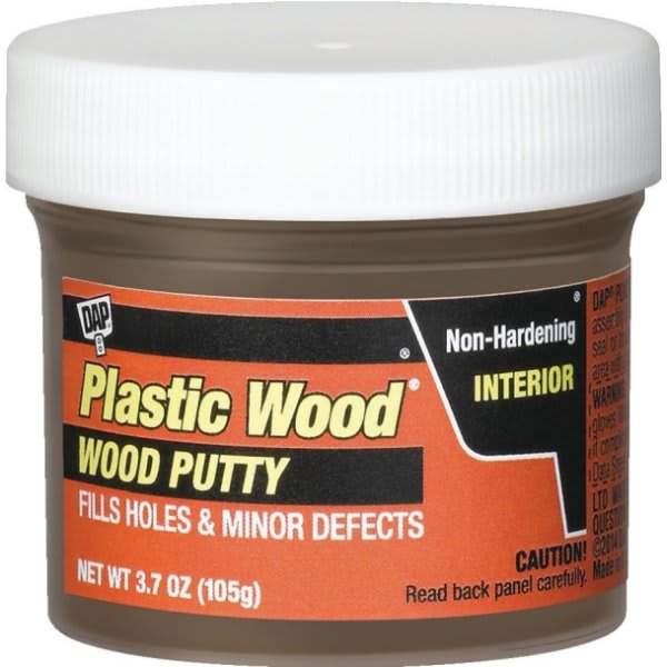 Dap 3.7 Oz Dark Walnut Plastic Wood Putty Package Of 6
