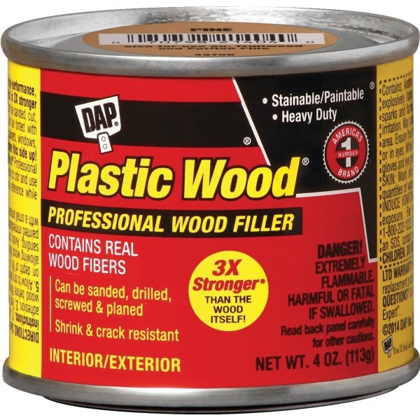 Dap 4 Oz Pine Plastic Wood Solvent Wood Filler Package Of 12