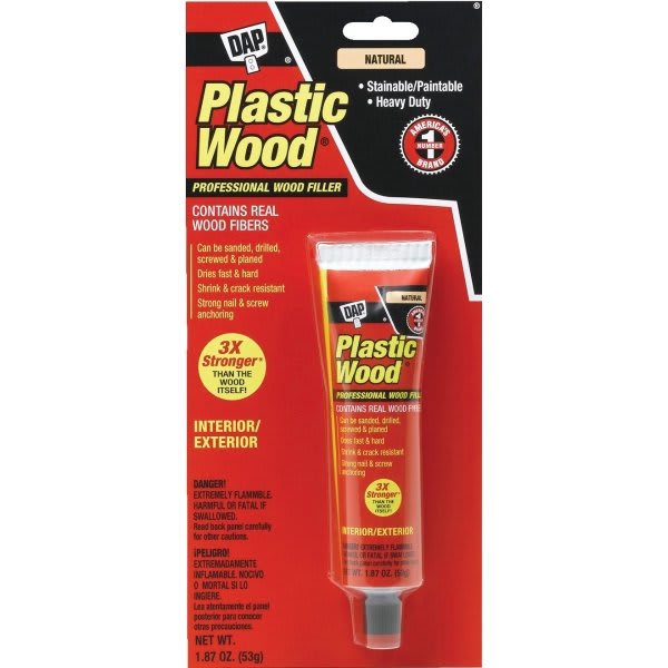 Dap 1.87 Oz Natural Plastic Wood Filler (6-Pack)