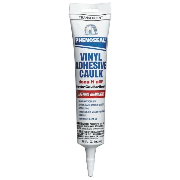 Dap Phenoseal 5.5 Oz Doesit All Clear Vinyl Adhesive Caulk Package Of 15