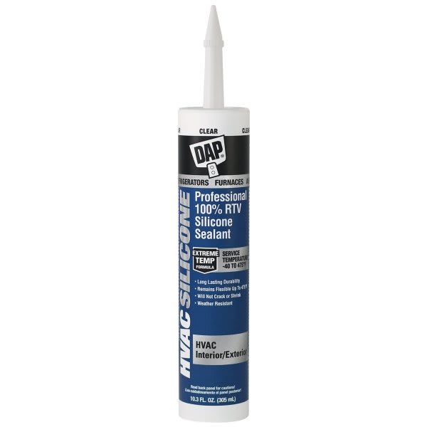 Dap 10 Oz Hvac Professional Rtv Silicone Sealant (Clear) (12-Count)