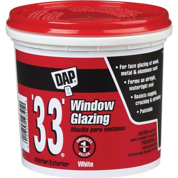 Dap 1 Gallon '33' White Ready-To-Use Window Glazing (2-Pack)