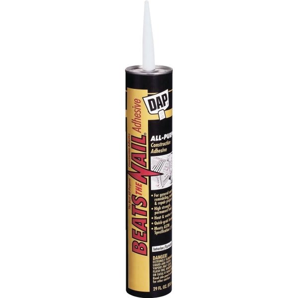 Dap 28 Oz Beats The Nail All-Purpose Construction Adhesive (12-Pack)