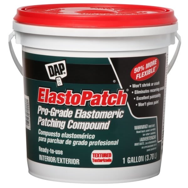 Dap 1 Gallon Elastopatch Textured Flexible Patching Compound (2-Pack)