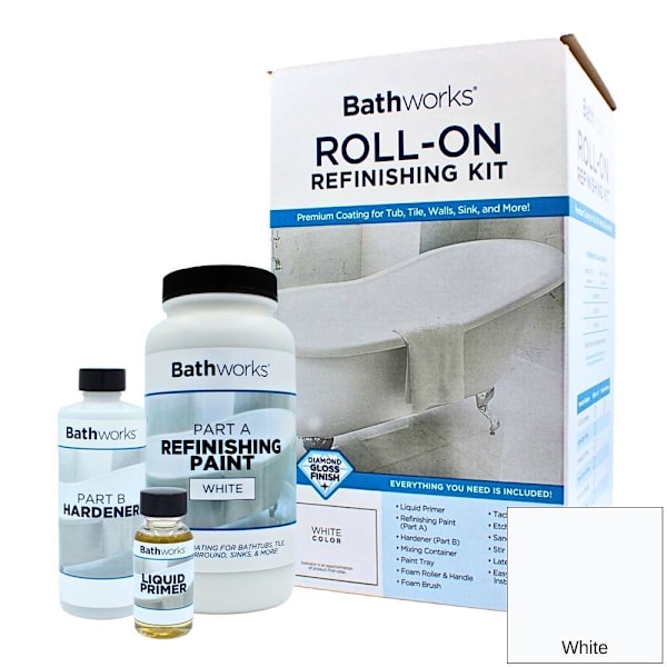 Bathworks Bathtub And Wall Refinishing Kit - White