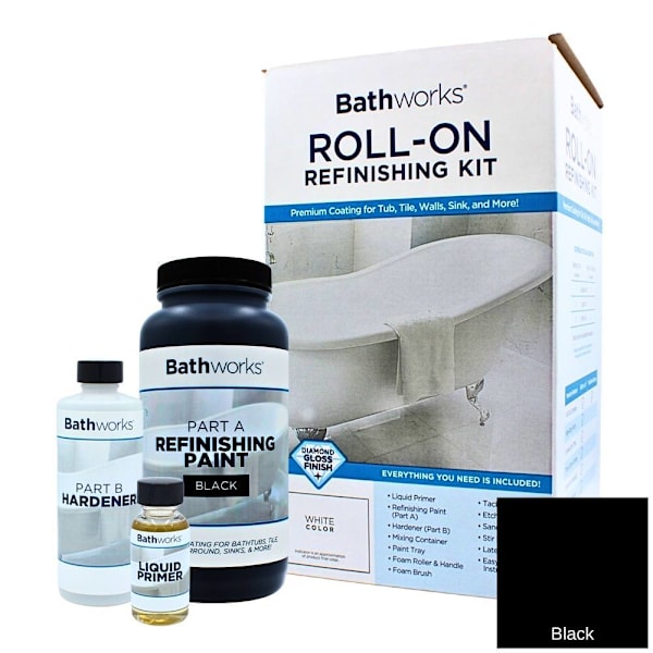 Bathworks Bathtub And Wall Refinishing Kit - Black