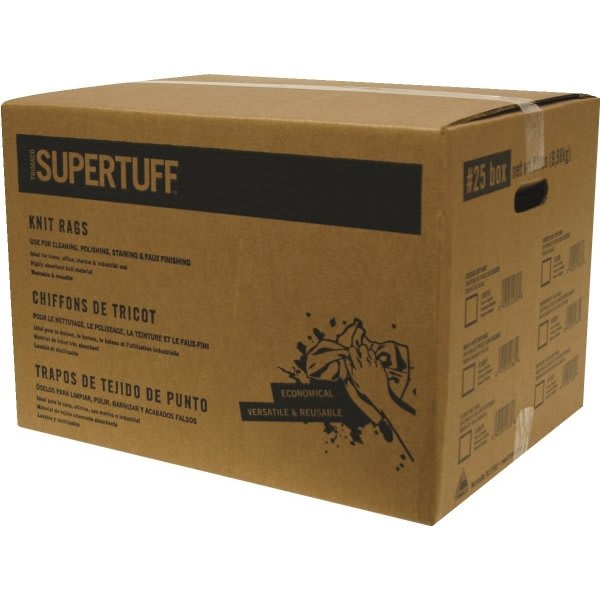 Ez One 25 Lb Box Smooth Best White Knit Painter'S Rags