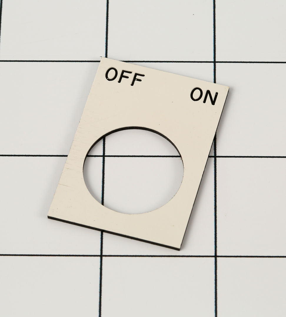 7020097 Placard, Off/On (White) | JLG
