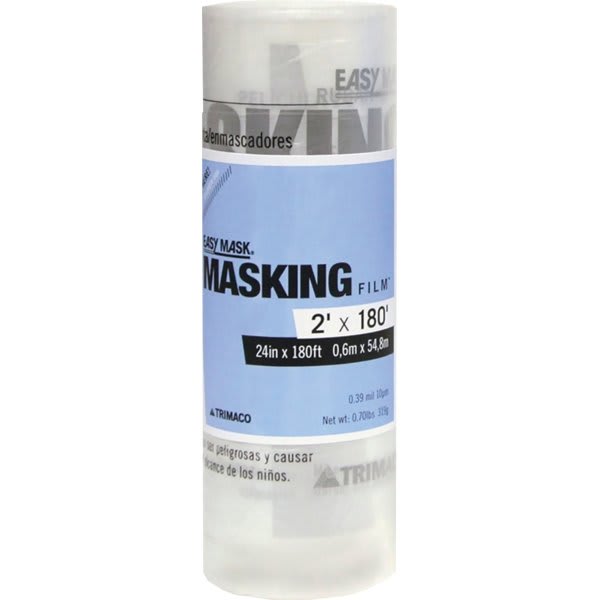 Trimaco 62480 24" X 180' Standard Masking Film, Package Of 12