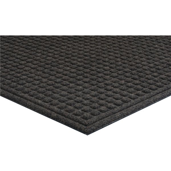Apache Mills Ecomat Square Design Floor Mat, Pepper, 3' X 2'