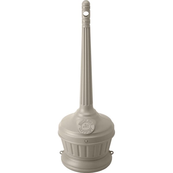 Commercial Zone Products Smokers Outpost Short Height Cigarette Receptacle (Beige)