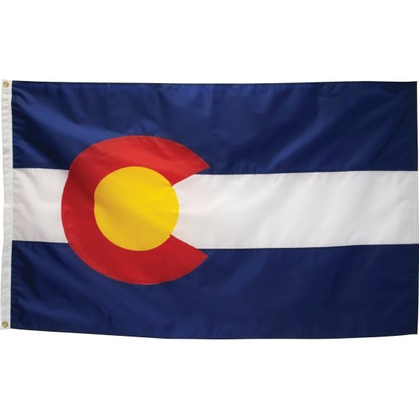 Valley Forge Flag State Flag Colorado 5' X 3'