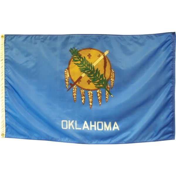 Valley Forge Flag State Flag Oklahoma 5' X 3'