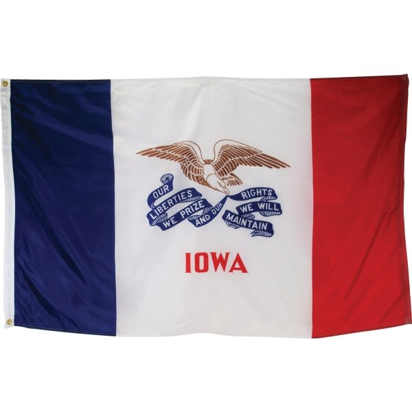 Valley Forge Flag State Flag Iowa 5' X 3'