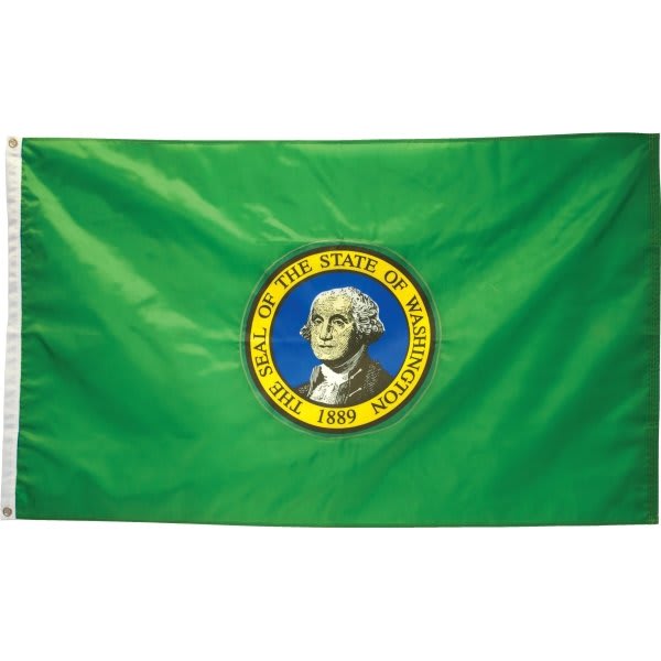 Valley Forge Flag State Flag Washington 5' X 3'
