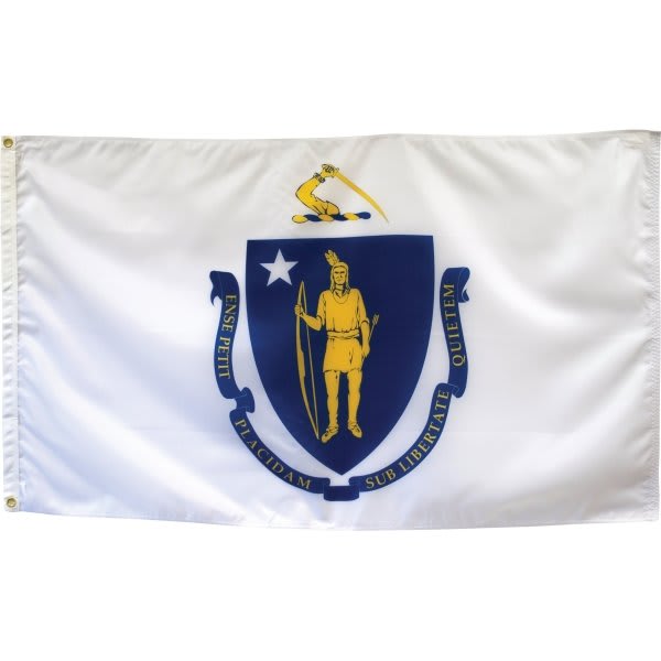 Valley Forge Flag State Flag Massachusetts 6' X 4'