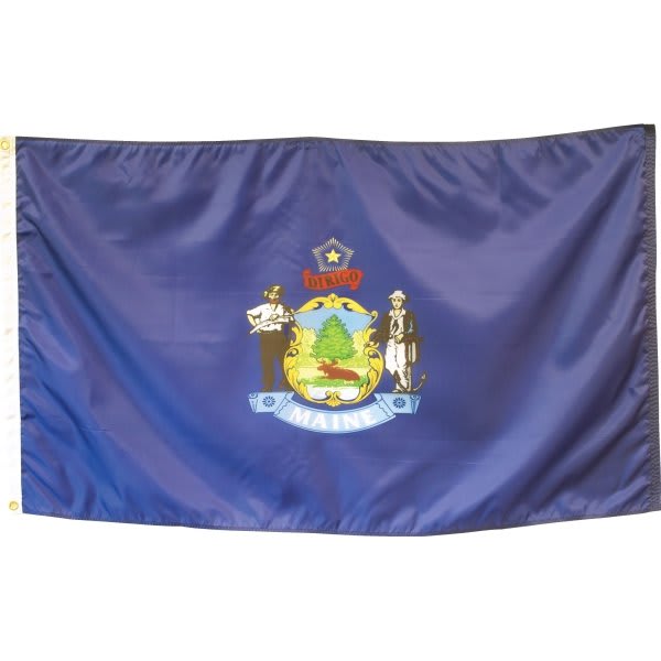 Valley Forge Flag State Flag Maine 5' X 3'