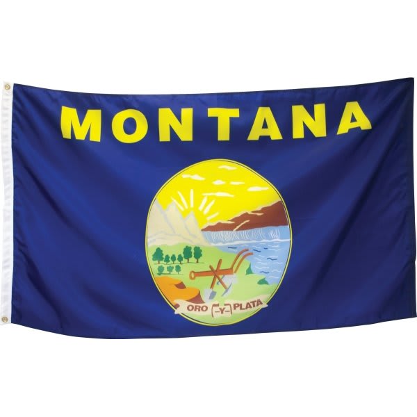 Valley Forge Flag State Flag Montana 5' X 3'