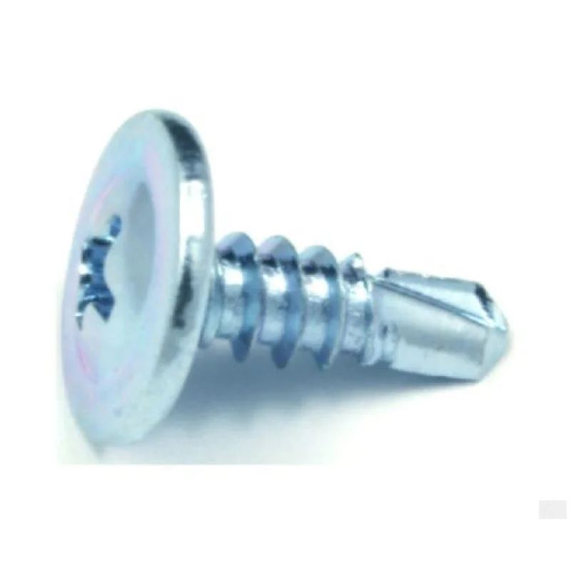 #8 Zinc-Plated Truss-Head Phillips Self Drilling Standard SAE Sheet Metal Screws 1000-pack (Zinc 8-1/2)